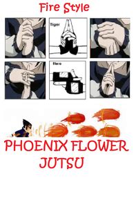 Fire Style: Phoenix Flower Jutsu Handsigns : 7 Steps - Instructables