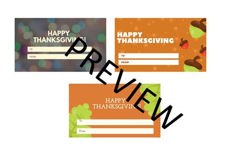 Thanksgiving Gift Tags | Made By Teachers