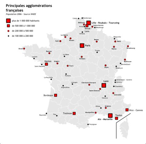 Carte Les Villes De France - My blog