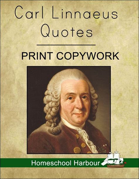 Carl Linnaeus Quotes Print Copywork Notebook - Homeschool Harbour | Botanists … | Homeschool ...