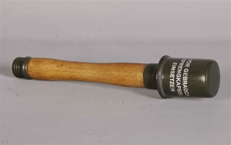 German WW2 Potato Masher Grenade Replica Inert 16697329 - GunAuction.com