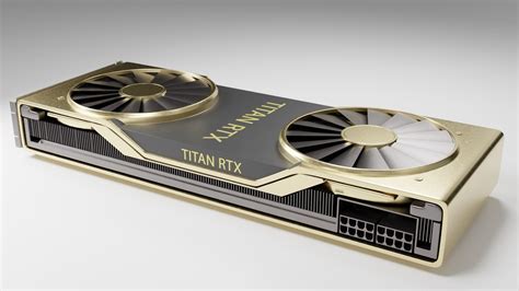 nvidia titan rtx gaming graphics card 3D model | CGTrader