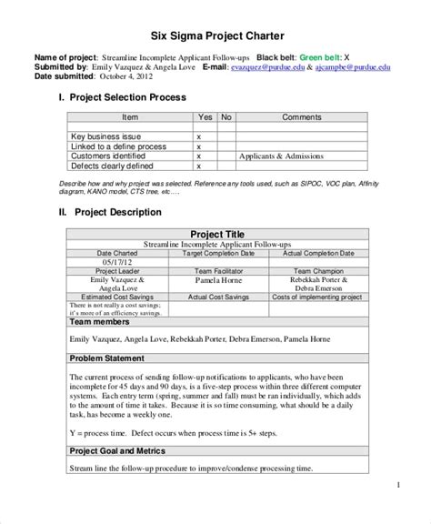 Project Charter Template - 10+ Free Word, PDF Documents Download