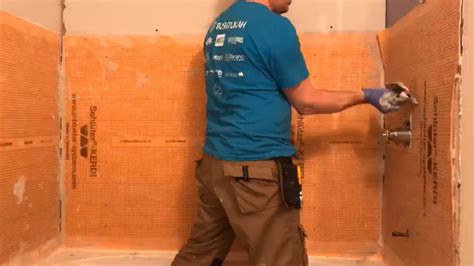 Schluter Systems Kerdi-Shower-Kit installation - YouTube