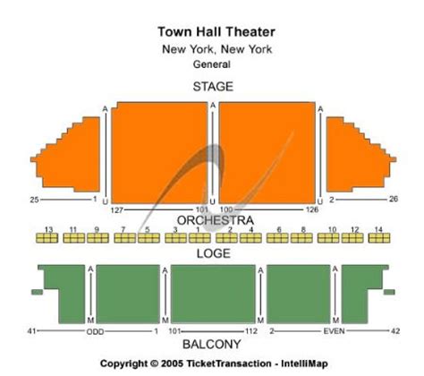 Town Hall Theatre Tickets and Town Hall Theatre Seating Chart - Buy ...