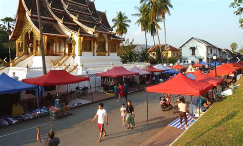 Luang Prabang Night Market - a must visit in Luang Prabang