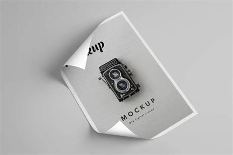 Minimal Poster Mockup Free Download - Creativetacos