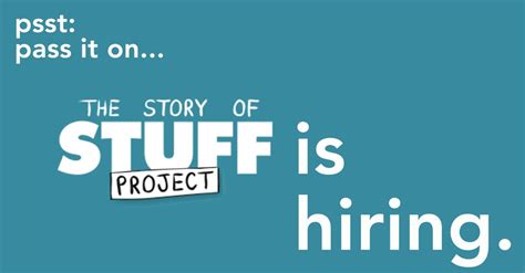 The Story of Stuff Project on LinkedIn: 📣 Job Announcement - Marketing & Communications Manager ...
