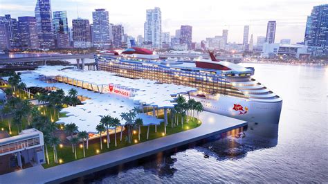 Virgin Voyages Cruise Terminal at Port Miami - ArquitectonicaGEO