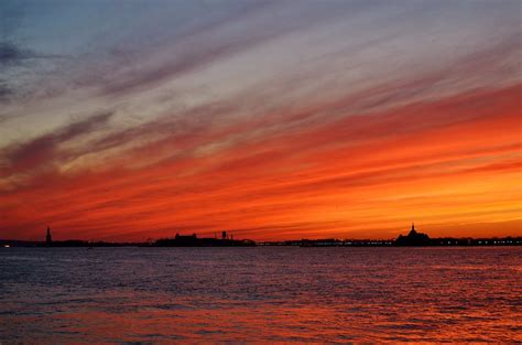 New York Harbor Sunset, 11.09.14 | Sunset on 11.09.14 from t… | Flickr