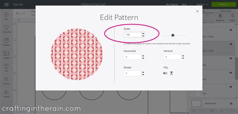 Pattern Fill in Cricut Design Space - Crafting in the Rain