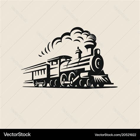 Vintage Train Logo