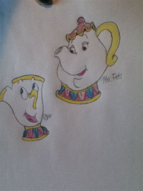 And chip and mrs potts | Character, Artist, Fictional characters