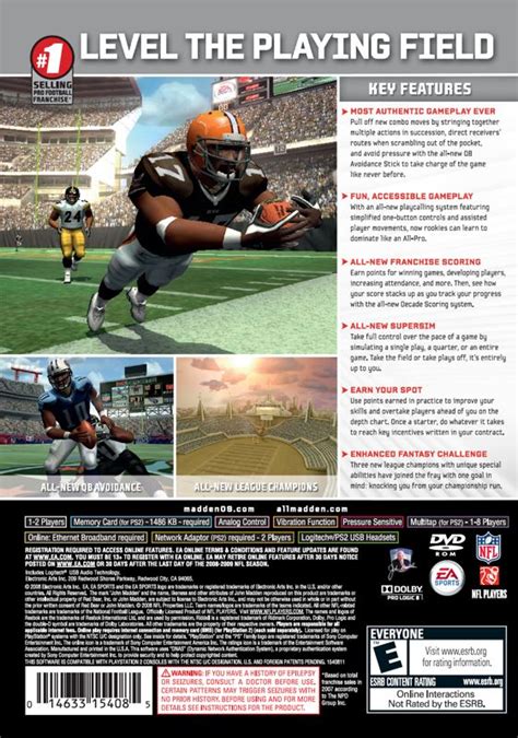 Madden NFL 09 cover or packaging material - MobyGames