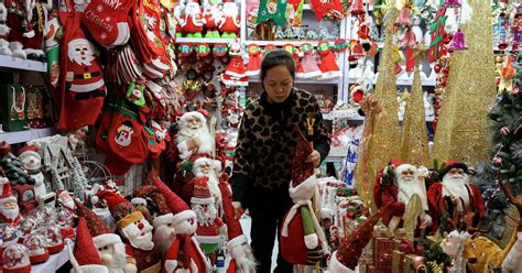 Christmas in China brings glittering decor and foreign influence ...