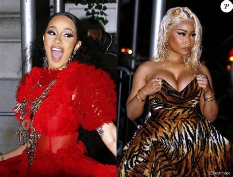 Cardi B VS Nicki Minaj en pleine Fashion Week de New York, le 7 septembre 2018. - Purepeople