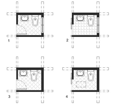 Small Powder Room Layout