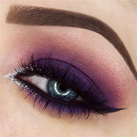 Purple Rain | Purple wedding makeup, Purple eye makeup, Pageant makeup