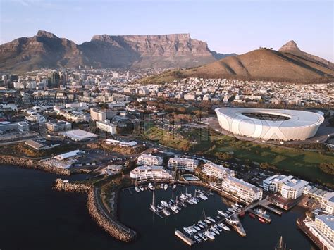 Aerial view across Cape Town from the ... | Stock image | Colourbox