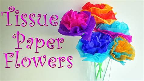 DIY crafts: How to make tissue paper flowers EASY! Ana | DIY Crafts ...