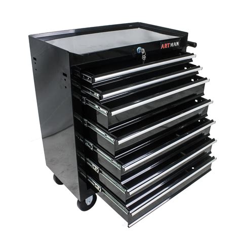 Rolling Tool Cart with Wheels, Tool Organizer Cart Cabinet with 7 ...