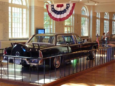 Kennedy's Presidential Limousine, Dearborn, Michigan, is the limo in which President John F ...