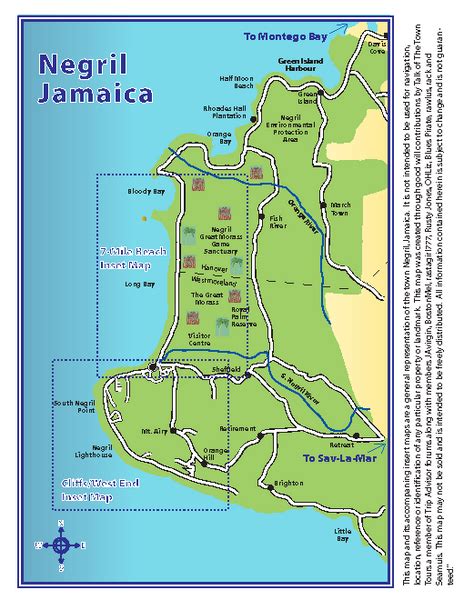 56maslinaaa: negril jamaica map