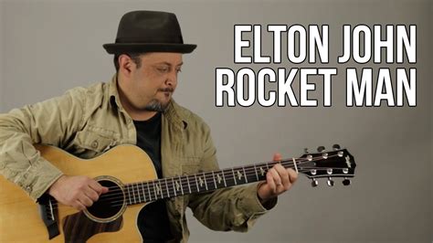 Elton John - Rocket Man - Guitar Lesson - How to Play Acoustic Easy Songs on Guitar - YouTube