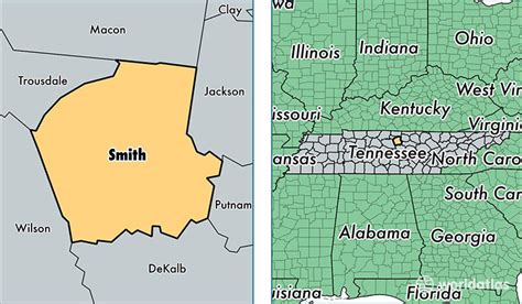 Smith County, Tennessee / Map of Smith County, TN / Where is Smith County?