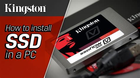 How to Install SSD in PC - Kingston Technology - YouTube