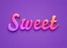 Sweet Text Effect for Photoshop — Medialoot