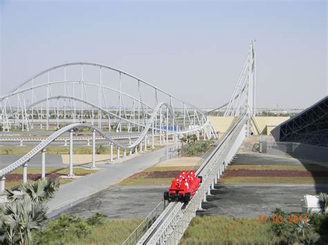 Fastest rollercoaster! | Best roller coasters, Ferrari world abu dhabi, Ferrari world