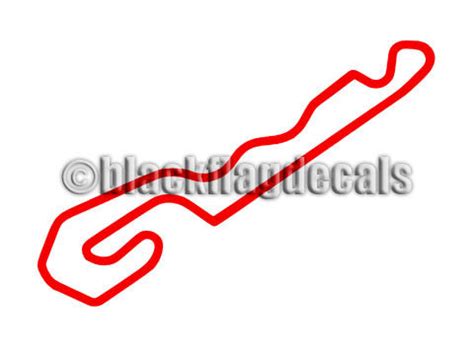 NOLA Motorsports track map sticker – Black Flag Decals