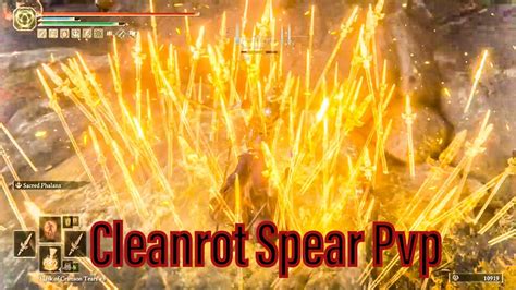 Cleanrot Spear Pvp! Underrated weapon showcase - YouTube