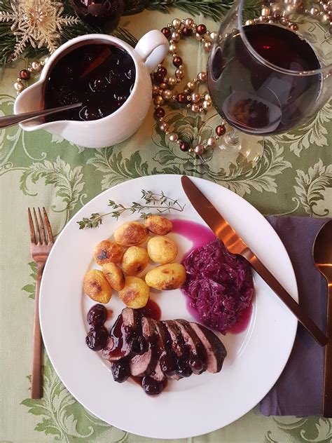 Duck Breast with Cherry Sauce for two | TCS