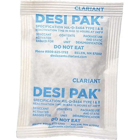 Armor Protective Packaging - Desiccant Packets; Material: Clay; Packet Size: 1 oz; Container ...