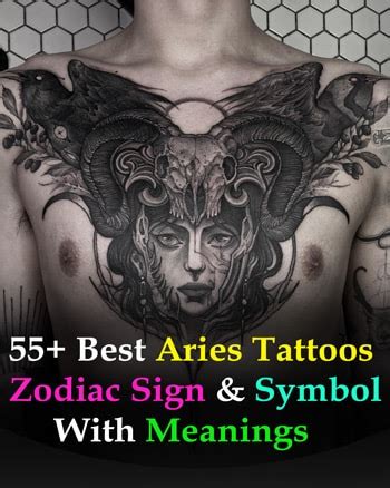 55+ Best Aries Tattoos Zodiac Sign & Symbol With Meanings...