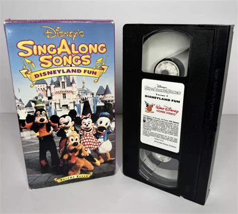 DISNEYS SING ALONG Songs - Disneyland Fun: Volume 7 (VHS, 1993) $6.79 ...