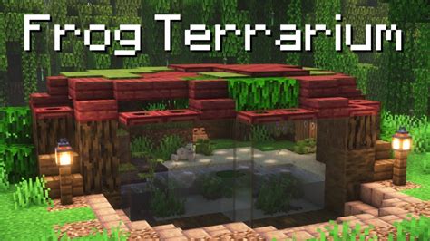 EASY Terrarium for Frogs in Minecraft / Minecraft Frog - YouTube