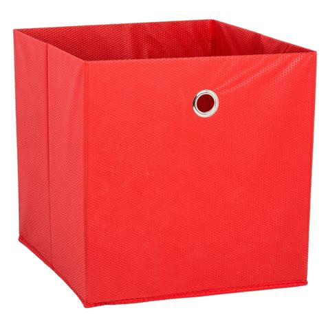 Fabric Box Red Large from Storage Box