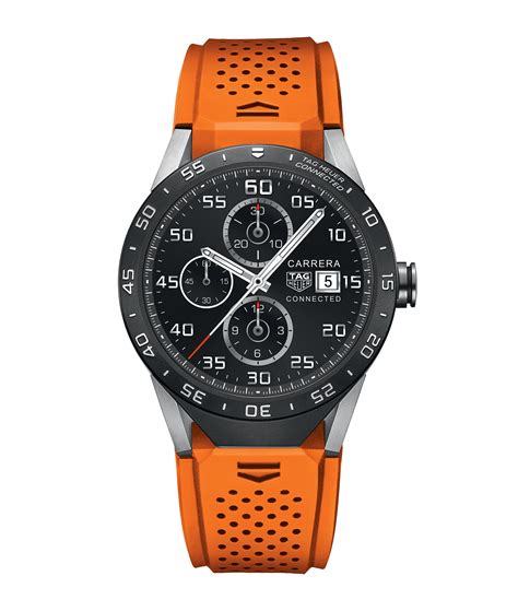 TAG Heuer Connected TAG HEUER CONNECTED IP67 splash-proof - 46 mm SAR8A80.FT6061 TAG Heuer watch ...