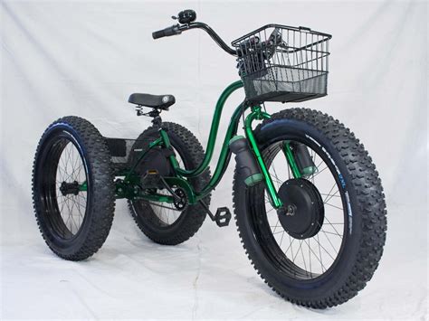 Pin on Electric Fat Tire Trike Adult Tricycle GREEN APPLE