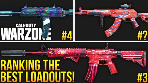 Call Of Duty WARZONE: RANKING The 5 BEST LOADOUTS To Use!