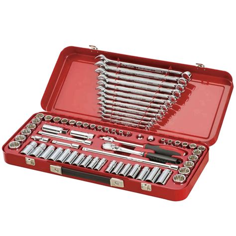 Sidchrome SCMT13115 68 Piece Metric/AF (Imperial) 3/8" Drive Socket & Spanner Set - 3/8", 3/8 ...