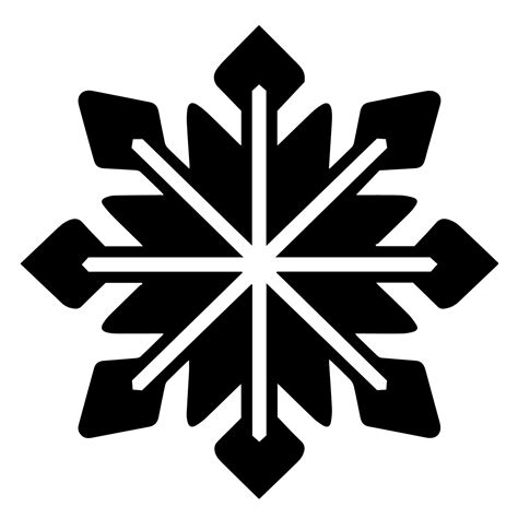 Snowflake vector icon Xmas December decoration 23648484 Vector Art at Vecteezy