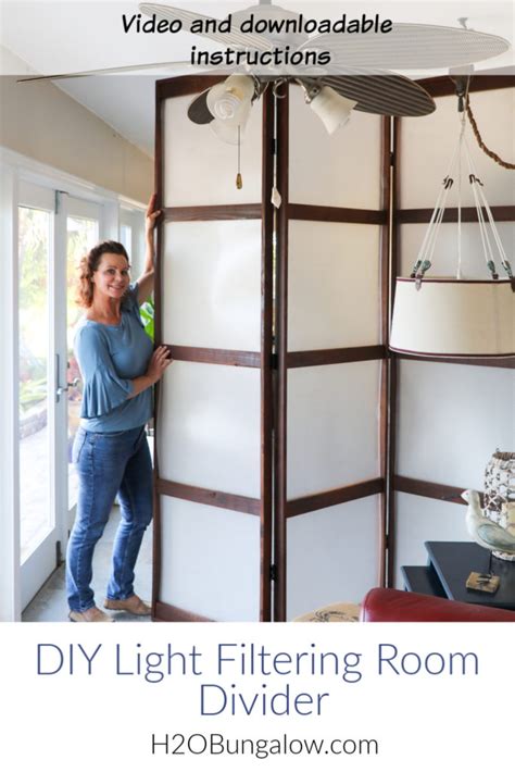 Make a Folding Screen Room Divider | Folding screen room divider, Room ...