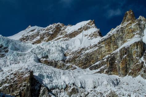 Mountain Glacier Landscape and Scenic View of Kangchenjunga or ...