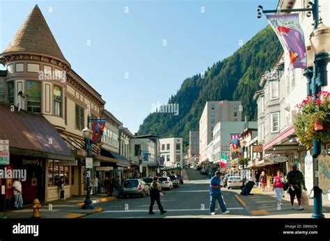 Downtown Juneau, Alaska, USA Stock Photo - Alamy