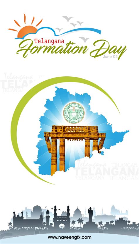 telangana formation day HD mobile wallpapers and wishes | naveengfx