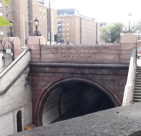 Entrance to the Rotherhithe Tunnel - north : London Remembers, Aiming ...